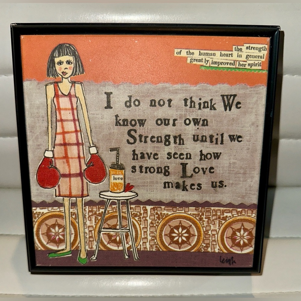 Curly Girl Designs Inspirational Art with Quote